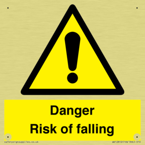 Danger Risk of falling